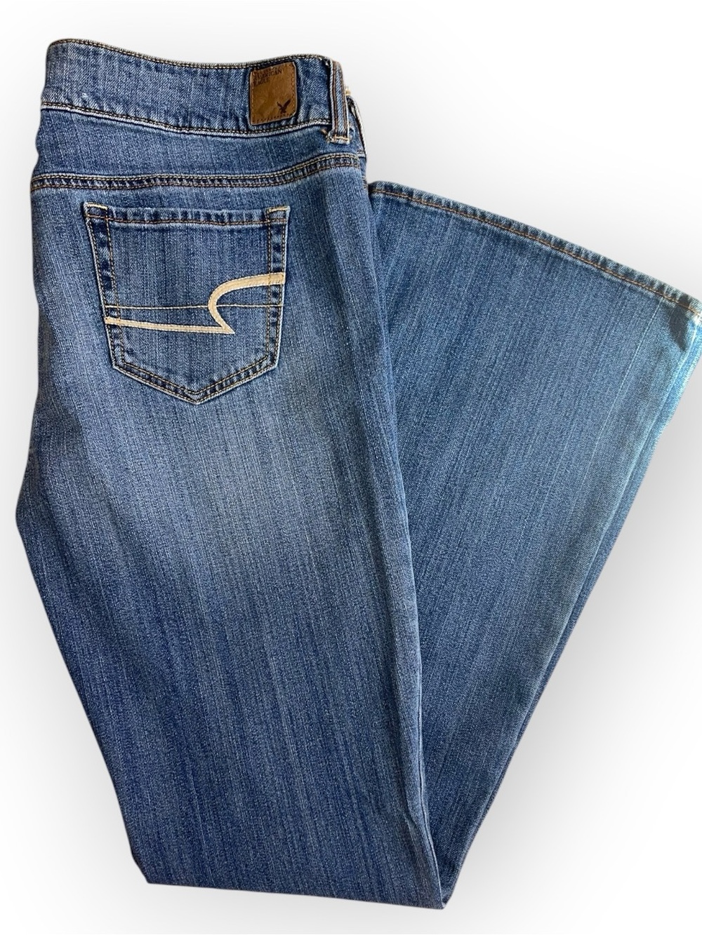 American Eagle Women’s Artist Skinny Flare Stretch Jeans - 16 Long